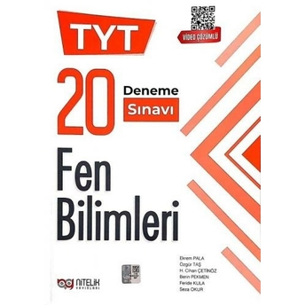 Nitelik Yayınları Tyt Fen Bilimleri 20 Deneme Komisyon