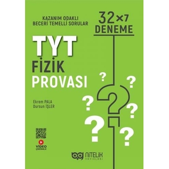 Nitelik Yayınları Tyt Fizik Provası 32X7 Deneme Ekrem Pala