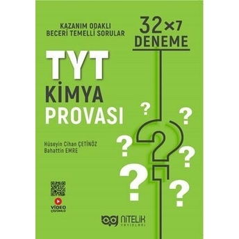 Nitelik Yayınları Tyt Kimya 32 X 7 Prova Deneme Komisyon