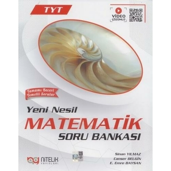 Nitelik Yayınları Tyt Matematik Soru Bankası Sinan Yılmaz