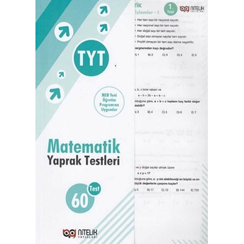 Nitelik Yayınları Tyt Matematik Yaprak Test