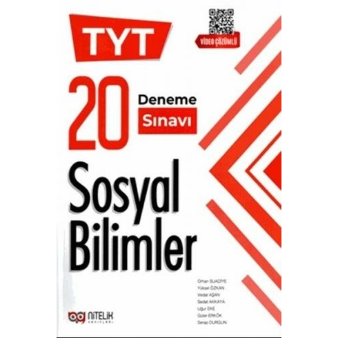 Nitelik Yayınları Tyt Sosyal Bilimler 20 Deneme Sınavı Komisyon