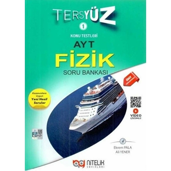 Nitelik Yayınları Yks Ayt Tersyüz Fizik Soru Bankası