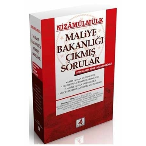 Nizamülmülk Maliye Bakanlığı Çıkmış Sorular 2 Cilt Set Komisyon