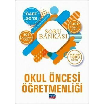 Nobel 2019 Öabt Okul Öncesi Öğretmenliği - Soru Bankası (Yeni) Komisyon