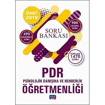 Nobel 2019 Öabt Psikolojik Danışma Ve Rehberlik Öğretmenliği Soru Bankası (Yeni) Kolektif