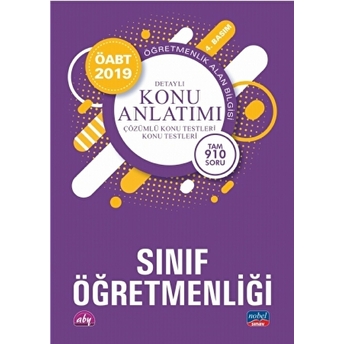 Nobel 2019 Öabt Sınıf Öğretmenliği - Detaylı Konu Anlatımı (Yeni) Kolektif