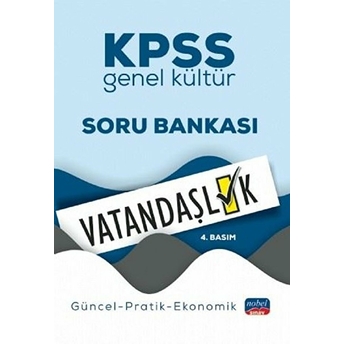 Nobel Akademik Yayıncılık Kpss Genel Kültür Vatandaşlık Soru Bankası