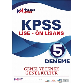 Nobel Kpss Lise Ön Lisans Genel Yetenek Genel Kültür 5 Deneme