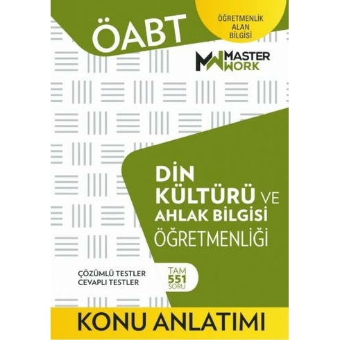 Nobel Öabt Din Kültürü Ve Ahlak Bilgisi Öğretmenliği-Konu Anlatımı