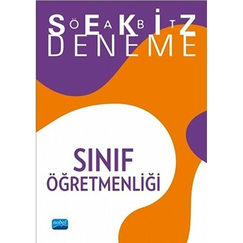 Nobel Öabt Sınıf Öğretmenliği - 8 Deneme Kolektif