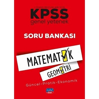 Nobel Yayınevi Kpss Matematik Soru Bankası