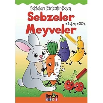 Noktaları Birleştir Boya - Sebzeler Meyveler Kolektif