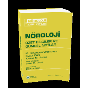 Nöroloji Cep Kitabı Özet Bilgiler Ve Güncel Notlar M. Brandon Westover