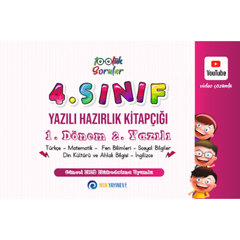 Nsn Yayınları 4. Sınıf Yazılı Hazırlık Kitapçığı 1. Dönem 2. Yazılı Komisyon