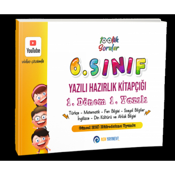 Nsn Yayınları 6. Sınıf Yazılı Hazırlık Kitapçığı 1. Dönem 1. Yazılı Komisyon