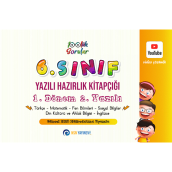 Nsn Yayınları 6. Sınıf Yazılı Hazırlık Kitapçığı 1. Dönem 2. Yazılı Komisyon