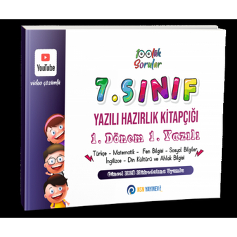 Nsn Yayınları 7. Sınıf Yazılı Hazırlık Kitapçığı 1. Dönem 1. Yazılı Komisyon