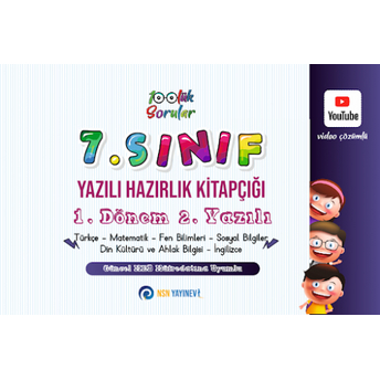 Nsn Yayınları 7. Sınıf Yazılı Hazırlık Kitapçığı 1. Dönem 2. Yazılı Komisyon