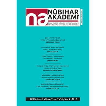 Nubihar Akademi Dergisi Sayı: 7