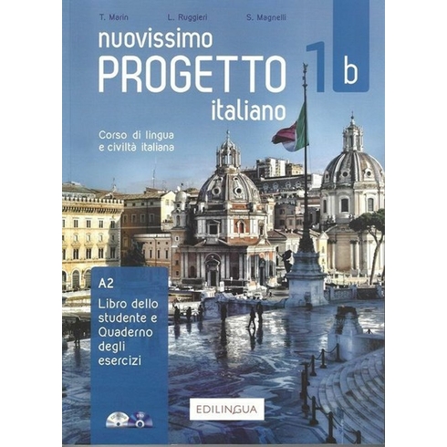 Nuovissimo Progetto Italiano 1B (Libro+Quaderno+Esercizi Interattivi+Dvd+Cd) - Telis Marin - L.ruggieri