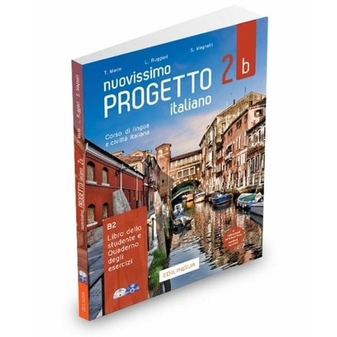 Nuovissimo Progetto Italiano 2B (Libro+ Quaderno+Esercizi Interattivi+Dvd+Cd) - Telis Marin