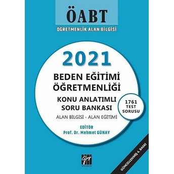 Öabt 2021 Beden Eğitimi Öğretmenliği Konu Anlatımlı Soru Bankası Mehmet Günay