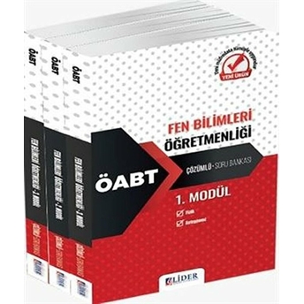 Öabt Fen Ve Teknj. Öğrt.3 Lü Modül Soru Bankası