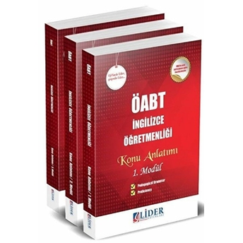 Öabt Ingilizce Öğretmenliği Konu Anlatım Seti (3 Kitap Takım) Kolektif