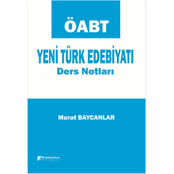 Öabt Yeni Türk Edebiyatı Ders Notları Murat Baycanlar