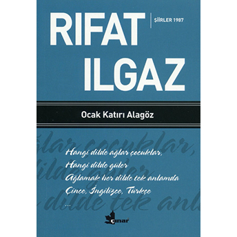 Ocak Katırı Alagöz Şiirler 1987 Rıfat Ilgaz