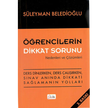 Öğrencilerin Dikkat Sorunu Süleyman Beledioğlu