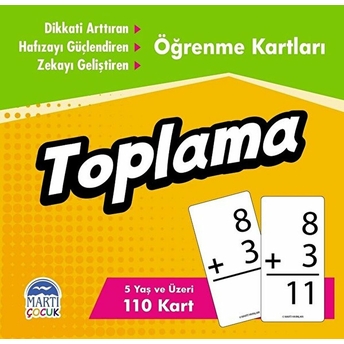 Öğrenme Kartları - Toplama 110 Kolektif