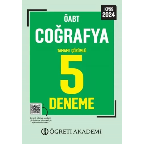 Öğreti 2023 Kpss Öabt Coğrafya 5 Deneme