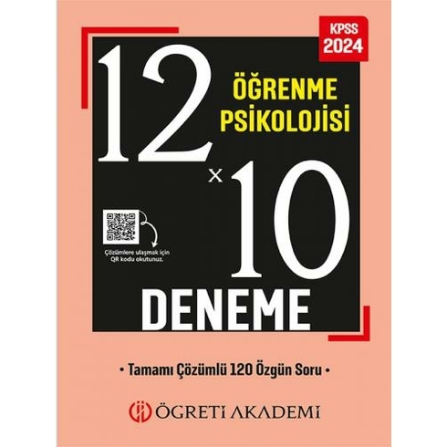 Öğreti Akademi 12X10 Öğrenme Psikolojisi Deneme