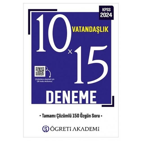 Öğreti Akademi 15X5 Vatandaşlık Deneme