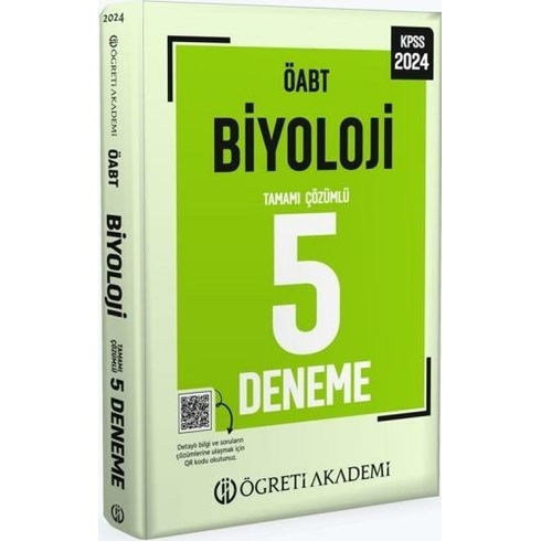 Öğreti Akademi 2023 Kpss Öabt Biyoloji 5 Deneme