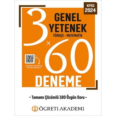 Öğreti Akademi 3X60 Genel Yetenek Deneme (Türkçe-Matematik)