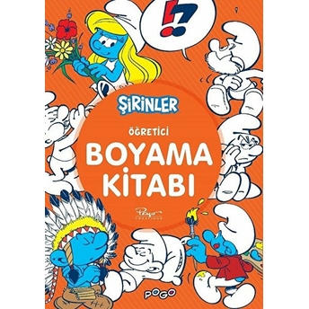 Öğretici Boyama Kitabı - Şirinler Kolektif