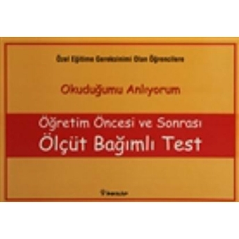 Öğretim Öncesi Ve Sonrası Ölçüt Bağımlı Test (Ince) Kolektif