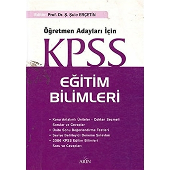 Öğretmen Adayları Için Kpss Eğitim Bilimleri Kolektif