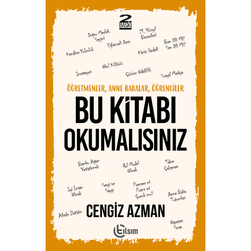 Öğretmenler, Anne Babalar, Öğrenciler Bu Kitabı Okumalısınız Cengiz Azman