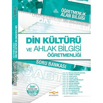 Öğretmenlik Alan Bilgisi Din Kültürü Ve Ahlak Bilgisi Öğretmenliği Soru Bankası Adnan Adıgüzel