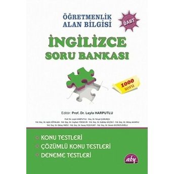 Öğretmenlik Alan Bilgisi - Ingilizce Soru Bankası Öabt Aylin Köyalan