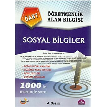 Öğretmenlik Alan Bilgisi - Sosyal Bilgiler Öabt Ali Ekber Gülersoy