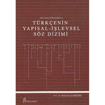 Oklama Yöntemiyle Türkçenin Yapısal - Işlevsel Söz Dizimi - Muharrem Daşdemir