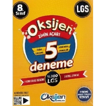 Oksijen Yayınları 8. Sınıf Lgs 5 Deneme Komisyon