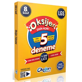 Oksijen Yayınları 8. Sınıf Lgs Tüm Dersler Oksijen 3 2 Deneme Komisyon