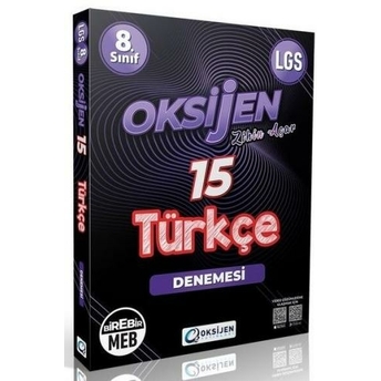 Oksijen Yayınları 8. Sınıf Lgs Türkçe 15 Deneme Komisyon