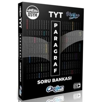 Oksijen Yayınları Tyt Paragraf Soru Bankası Komisyon